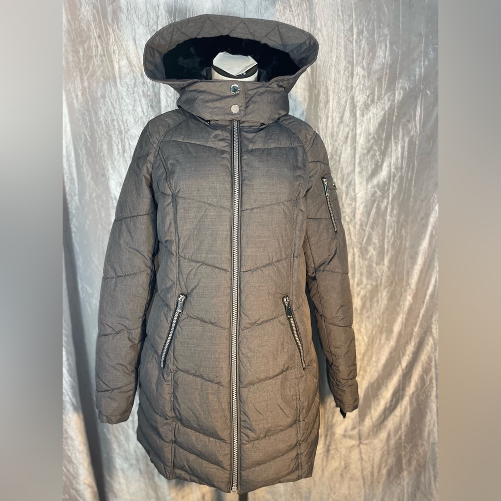 Hfx Performance Winter Long Puffer Jacket With Fa… - image 6